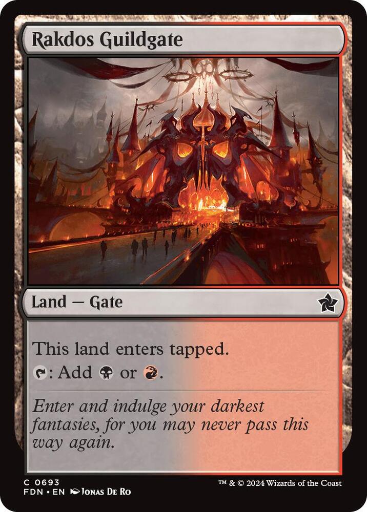 Rakdos Guildgate (693) [Foundations]