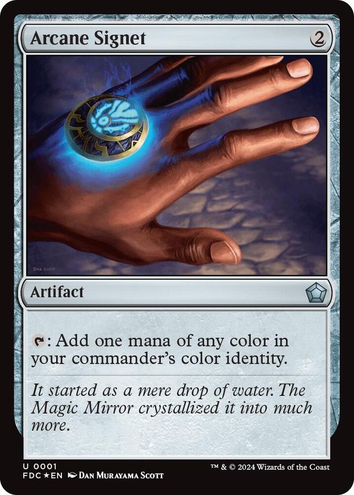 Arcane Signet (1) [Foundations Commander]