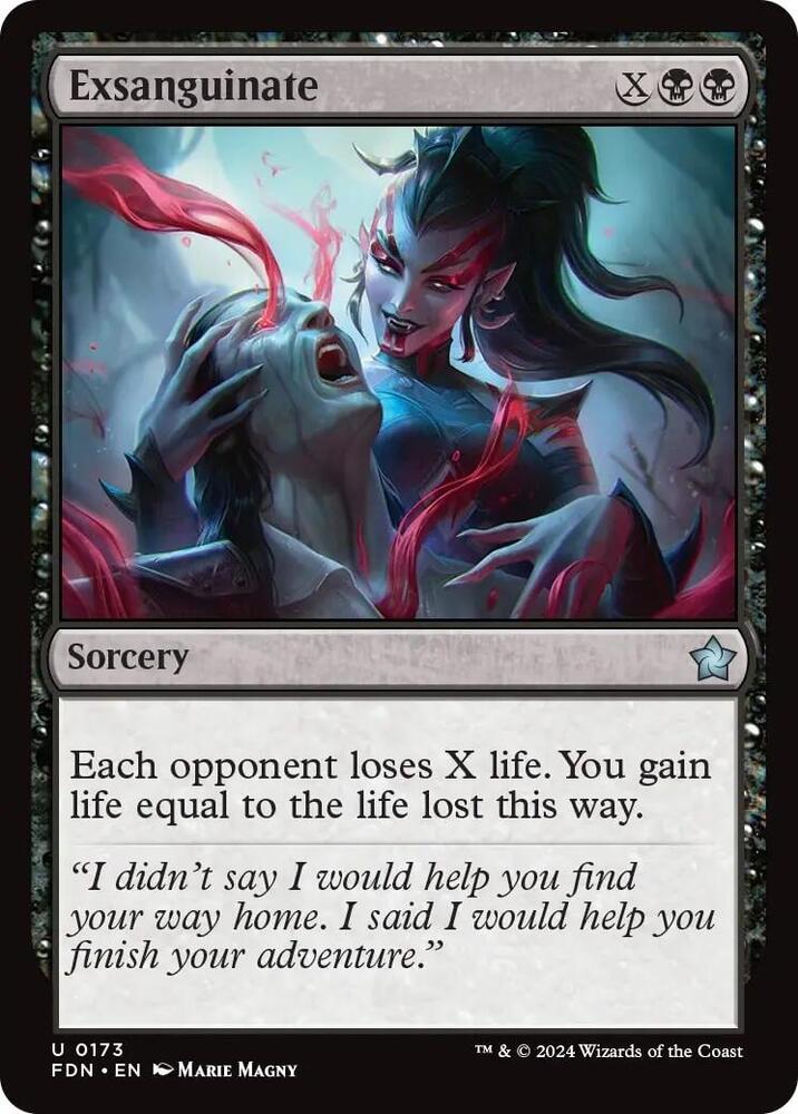 Exsanguinate (173) [Foundations]