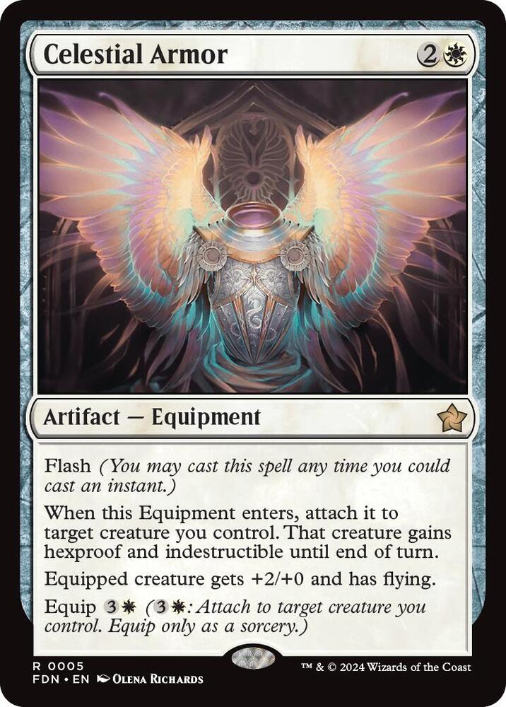 Celestial Armor (5) [Foundations]