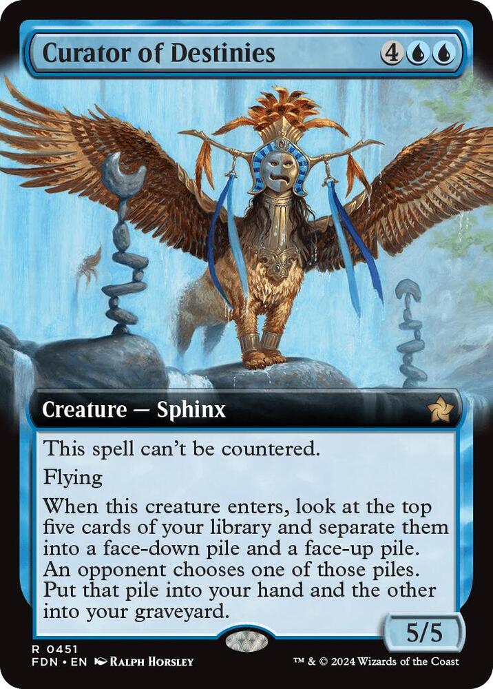 Curator of Destinies (Extended Art) (451) [Foundations]
