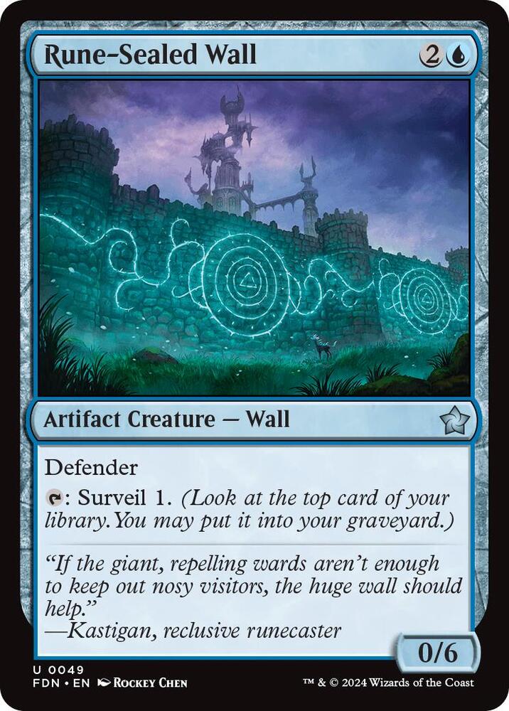 Rune-Sealed Wall (0049) [Foundations]