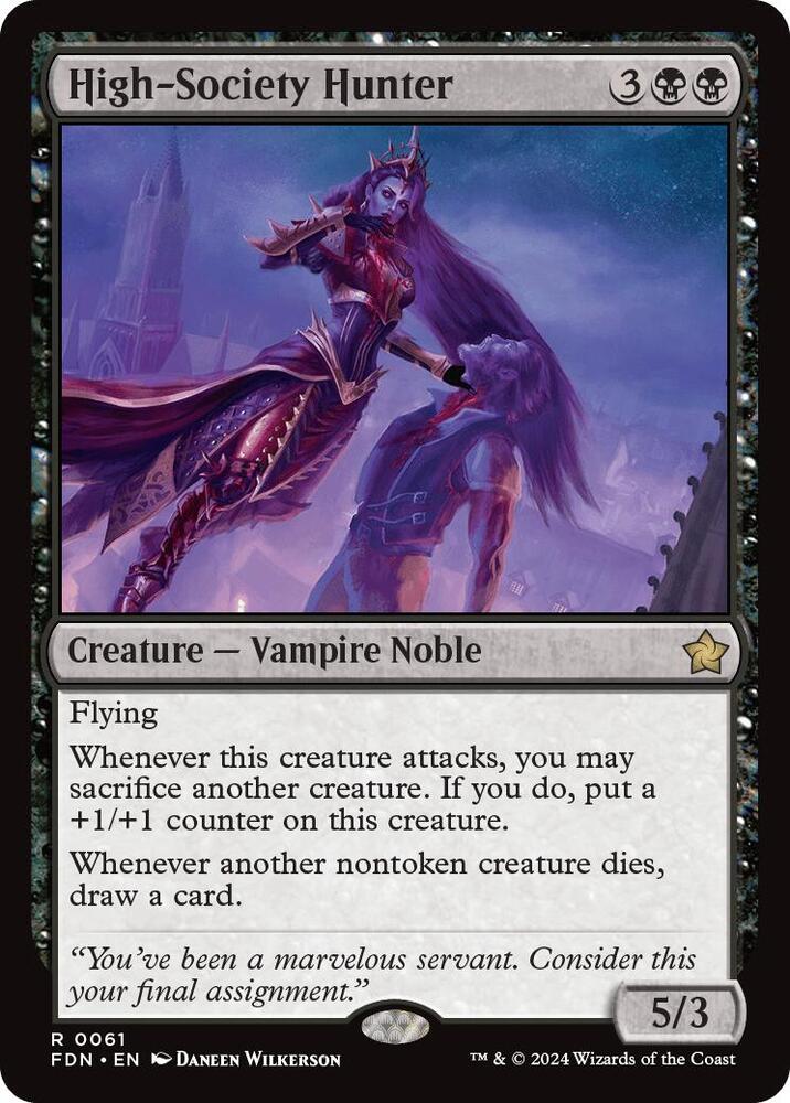 High-Society Hunter (61) [Foundations]