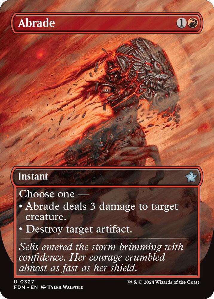 Abrade (Borderless) (327) [Foundations]