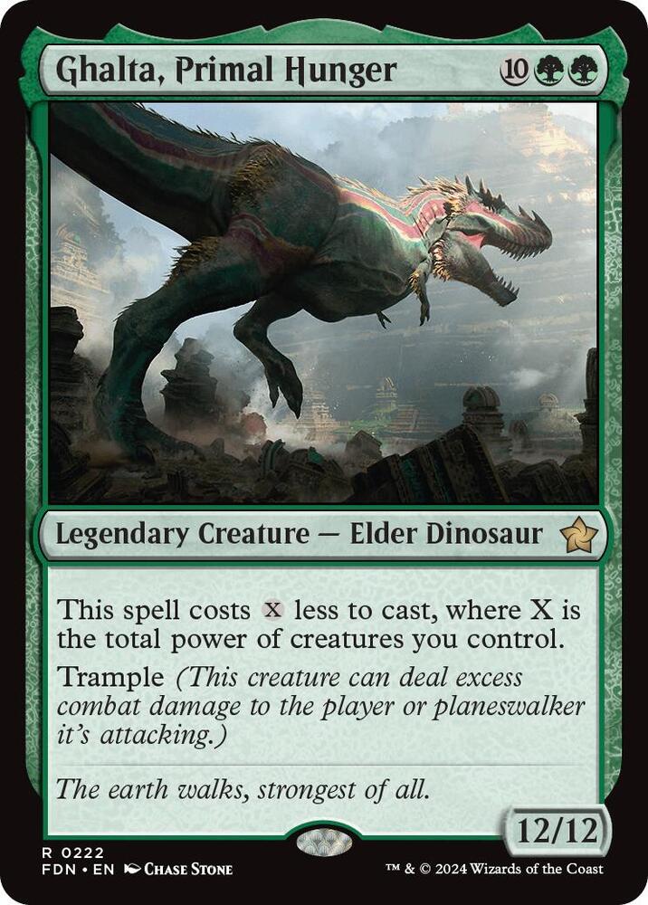 Ghalta, Primal Hunger (222) [Foundations]