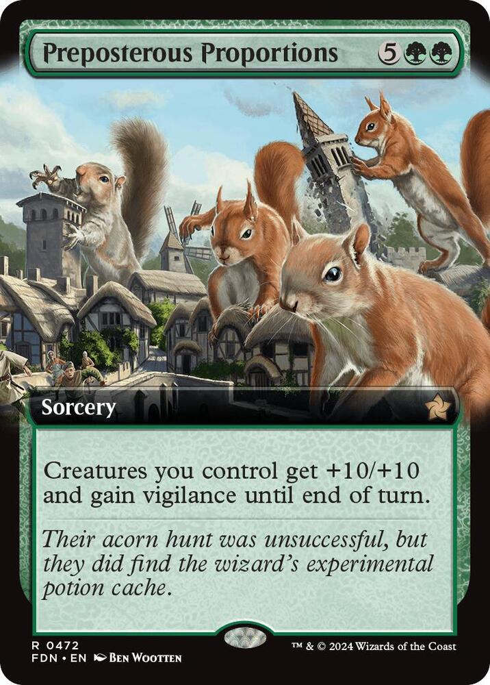 Preposterous Proportions (Extended Art) (472) [Foundations]