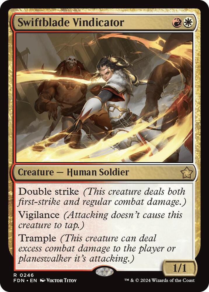 Swiftblade Vindicator (246) [Foundations]