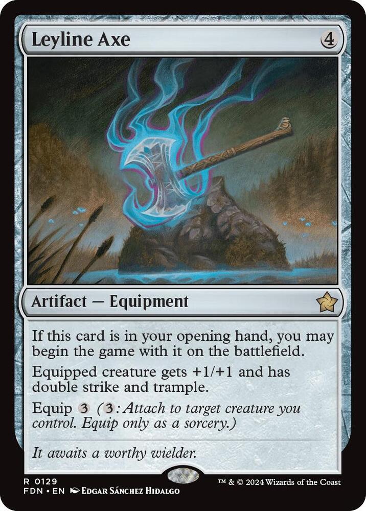 Leyline Axe (129) [Foundations]
