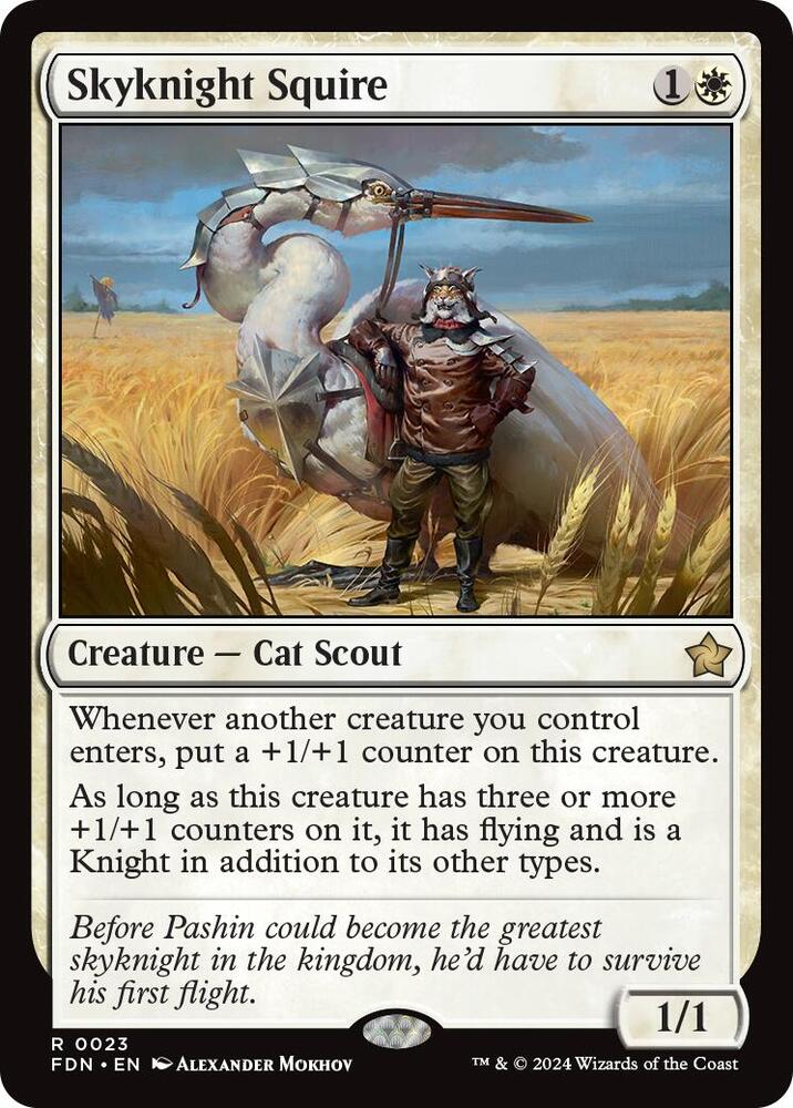 Skyknight Squire (23) [Foundations]