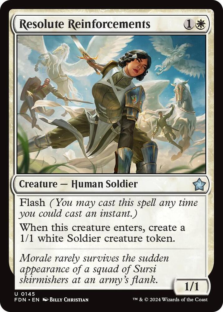 Resolute Reinforcements (145) [Foundations]