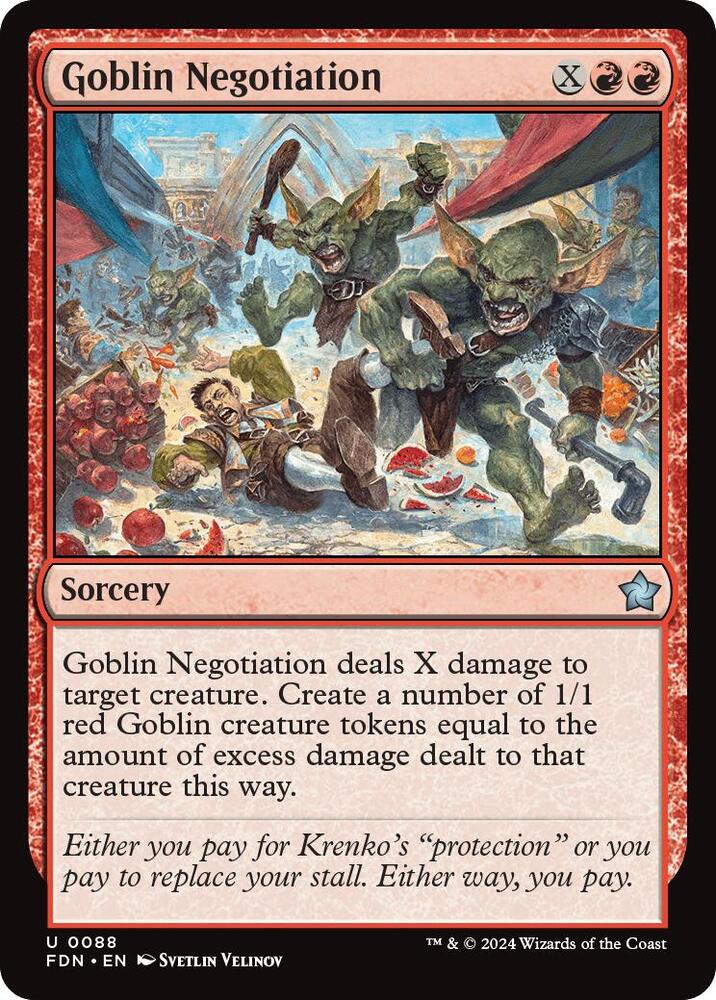 Goblin Negotiation (88) [Foundations]