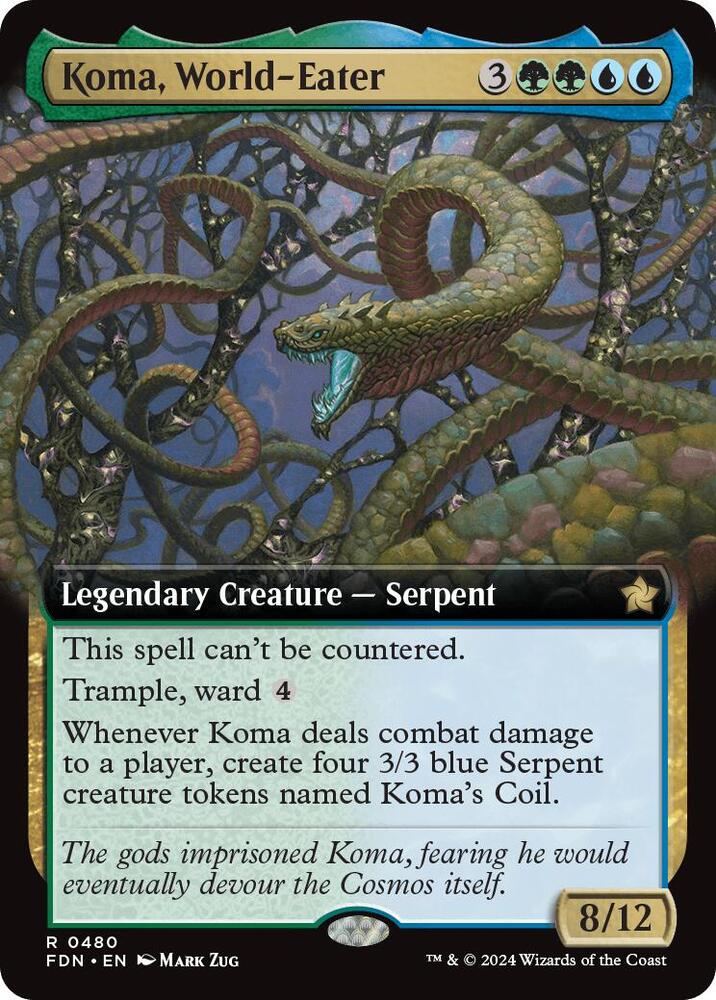 Koma, World-Eater (Extended Art) (480) [Foundations]