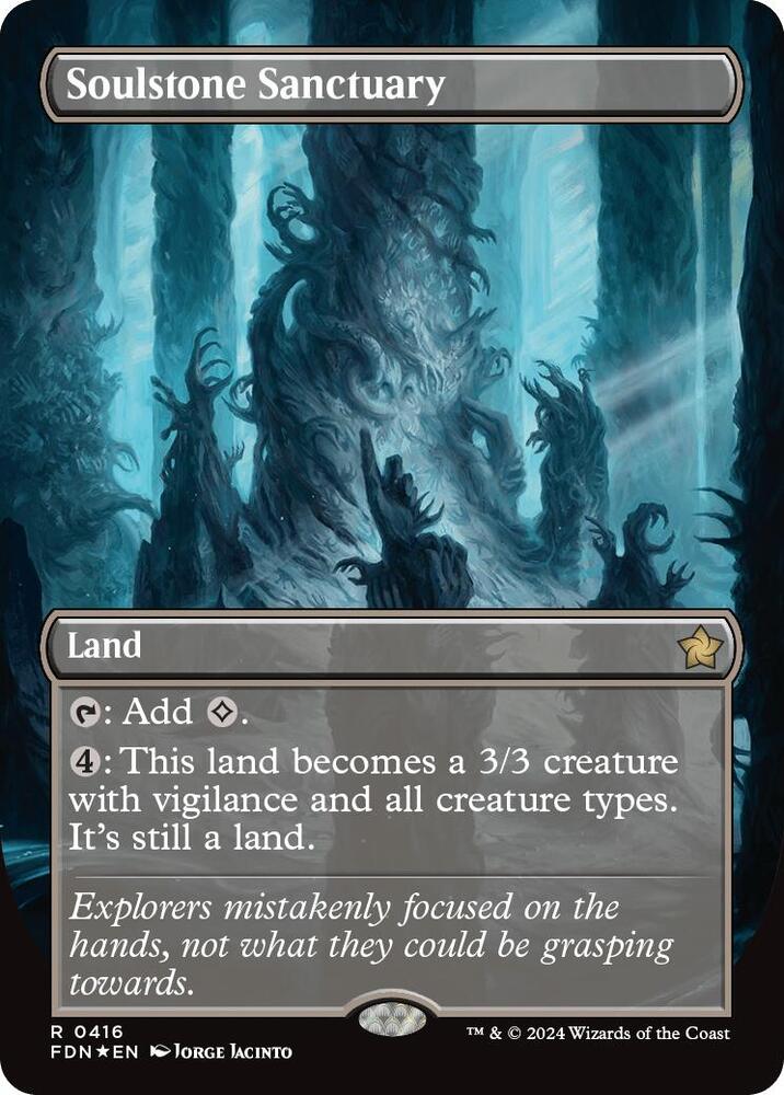 Soulstone Sanctuary (Borderless) (Mana Foil) (416) [Foundations]