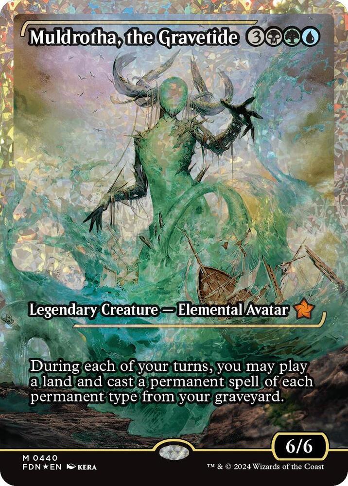 Muldrotha, the Gravetide (Showcase) (Fracture Foil) (440) [Foundations]