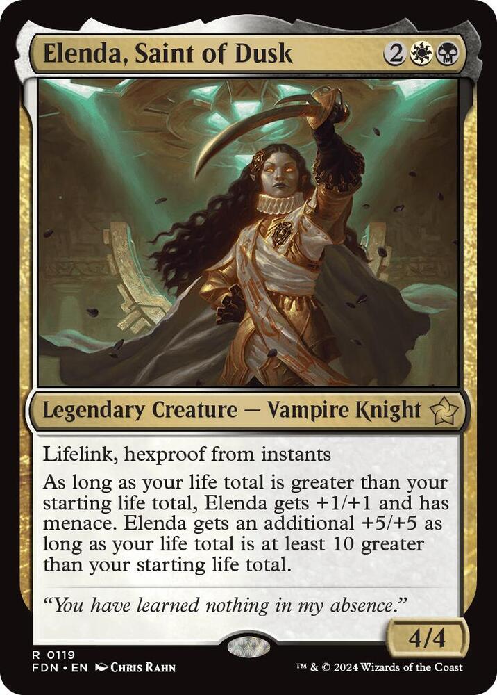 Elenda, Saint of Dusk (119) [Foundations]