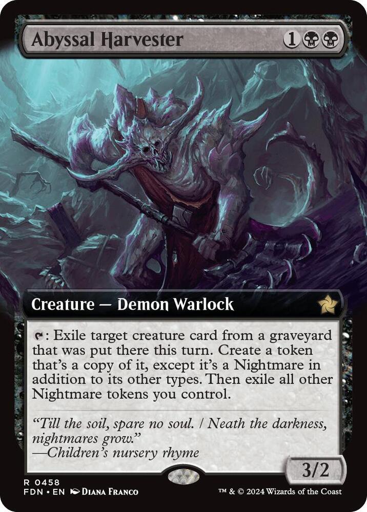 Abyssal Harvester (Extended Art) (458) [Foundations]