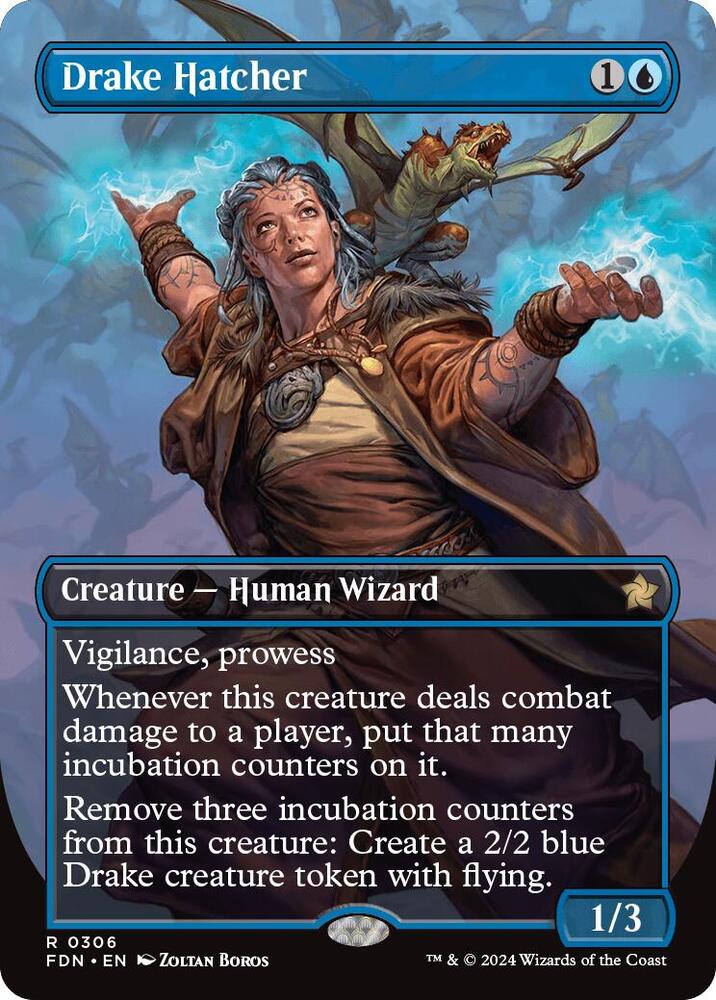 Drake Hatcher (Borderless) (306) [Foundations]