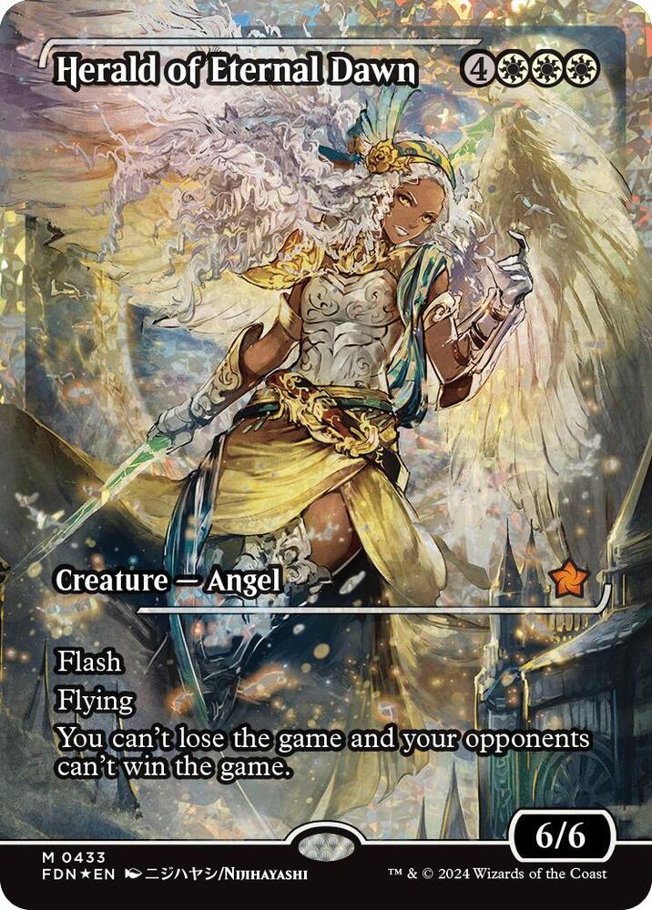 Herald of Eternal Dawn (Showcase) (Fracture Foil) (433) [Foundations]