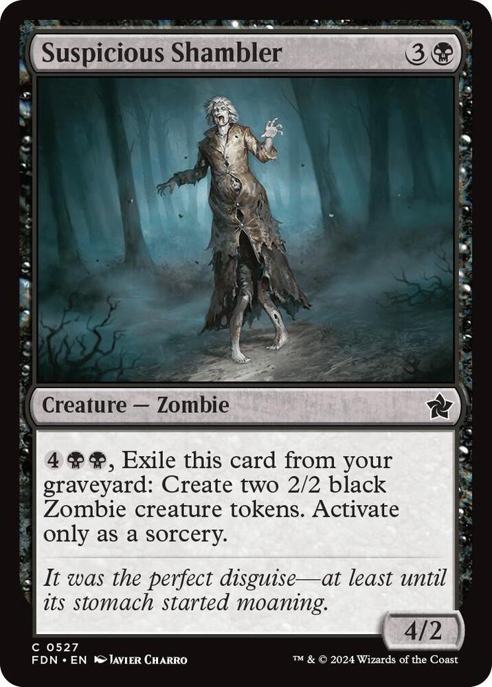 Suspicious Shambler (527) [Foundations]