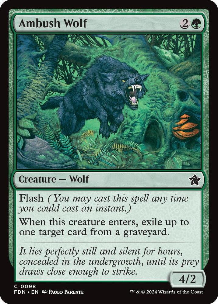 Ambush Wolf (98) [Foundations]