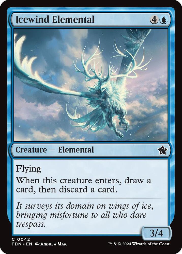 Icewind Elemental (0042) [Foundations]