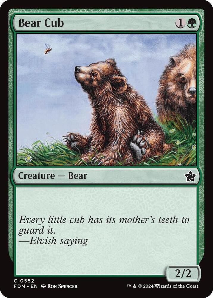 Bear Cub (552) [Foundations]
