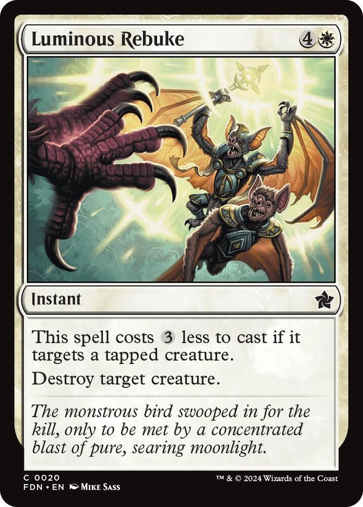 Luminous Rebuke (20) [Foundations]