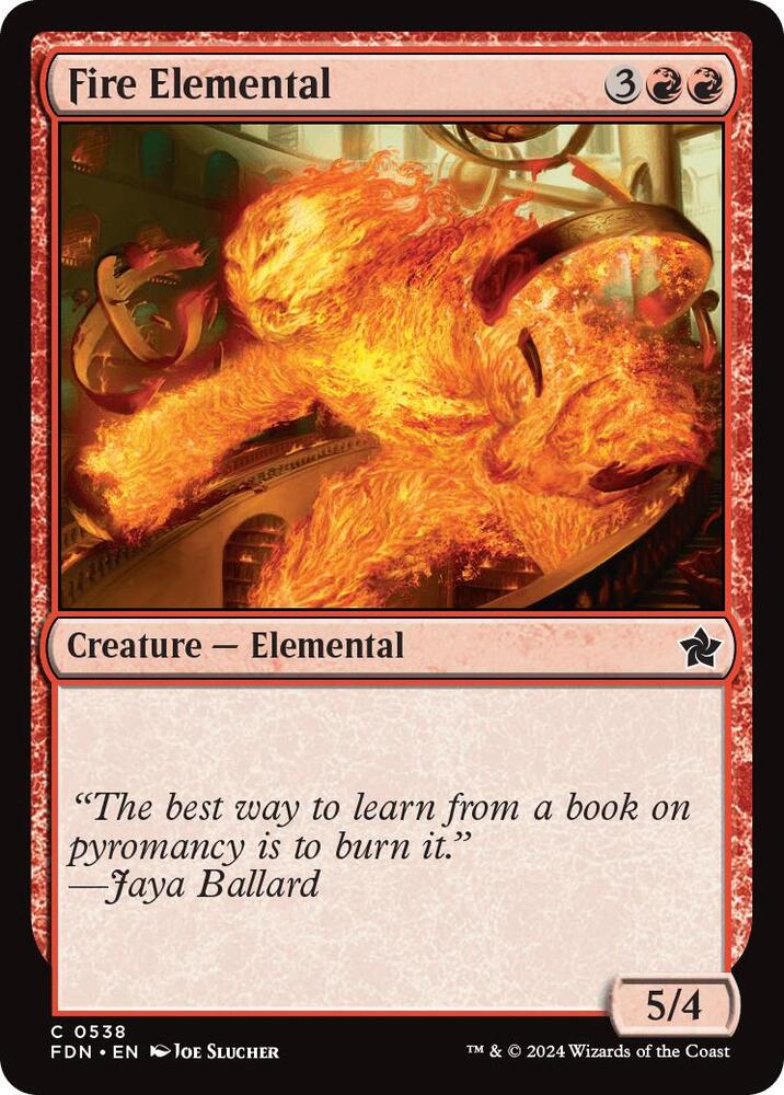 Fire Elemental (538) [Foundations]