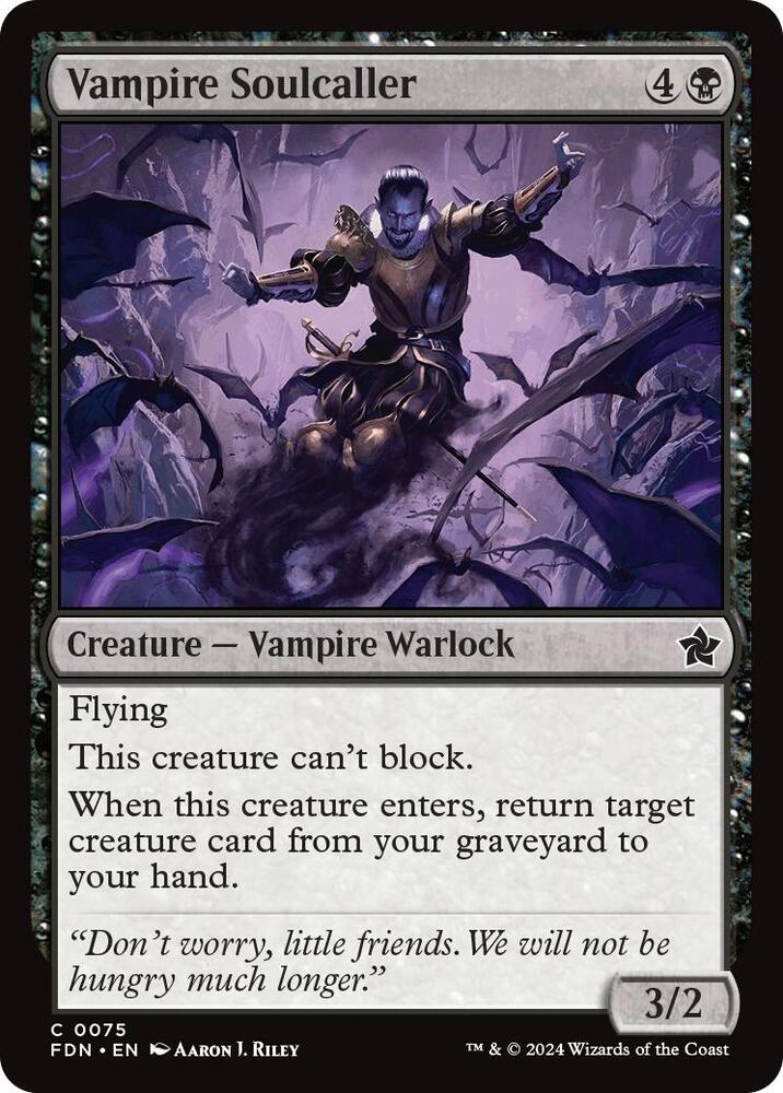Vampire Soulcaller (0075) [Foundations]