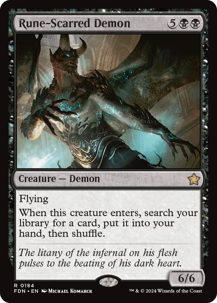 Rune-Scarred Demon (184) [Foundations]