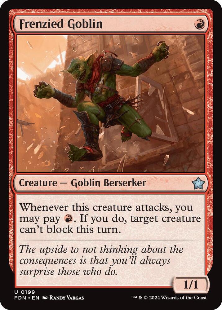 Frenzied Goblin (199) [Foundations]