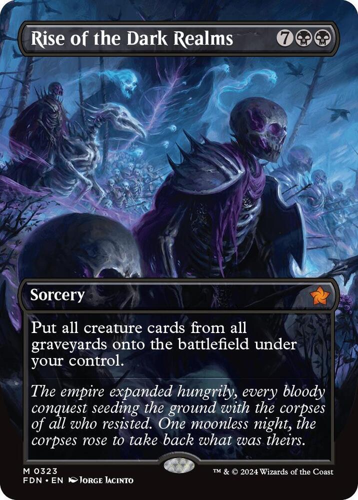 Rise of the Dark Realms (Borderless) (323) [Foundations]