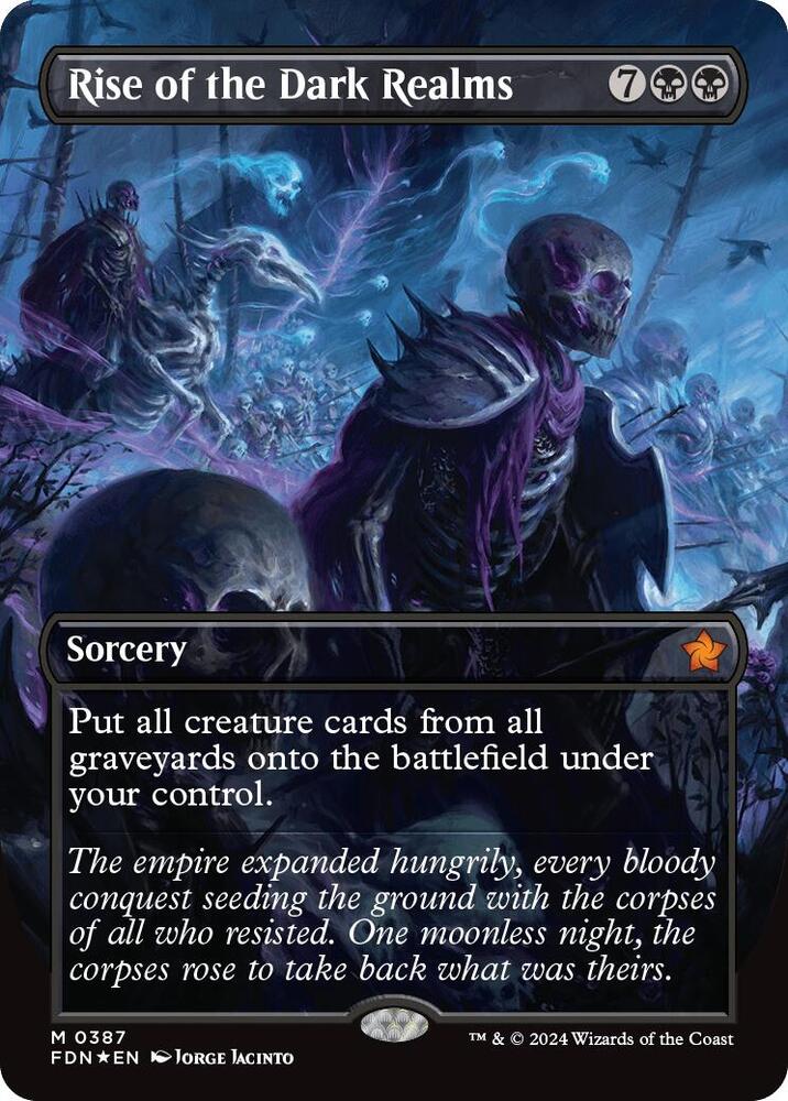 Rise of the Dark Realms (Borderless) (Mana Foil) (387) [Foundations]