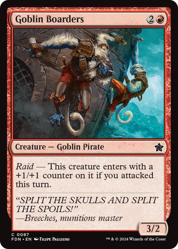 Goblin Boarders (87) [Foundations]