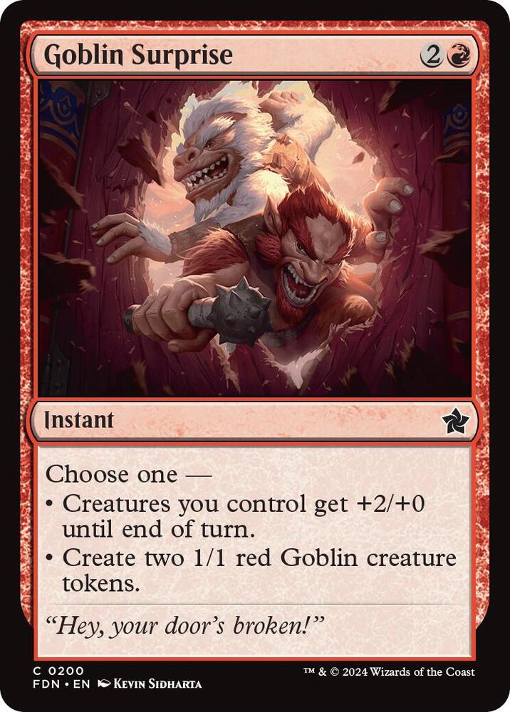 Goblin Surprise (200) [Foundations]