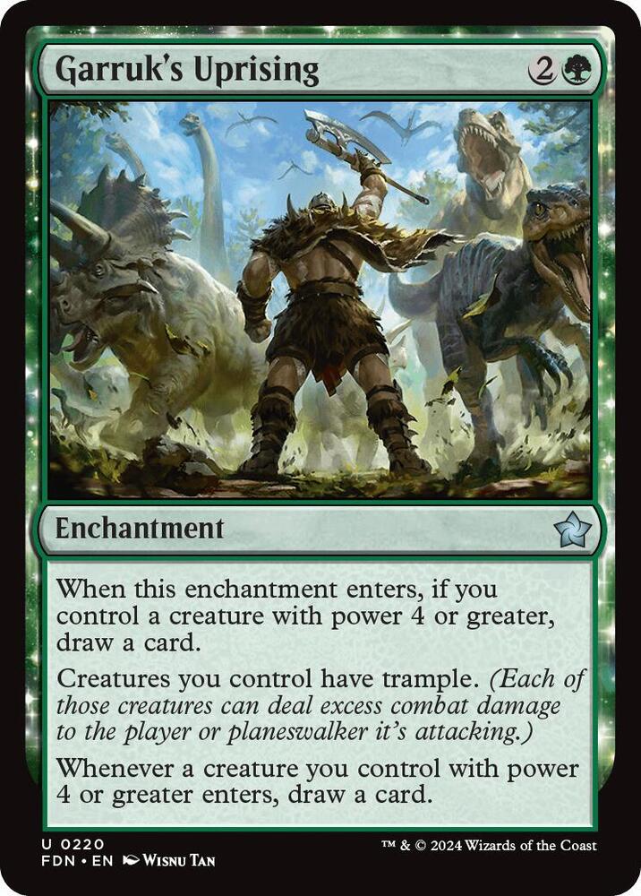 Garruk's Uprising (220) [Foundations]