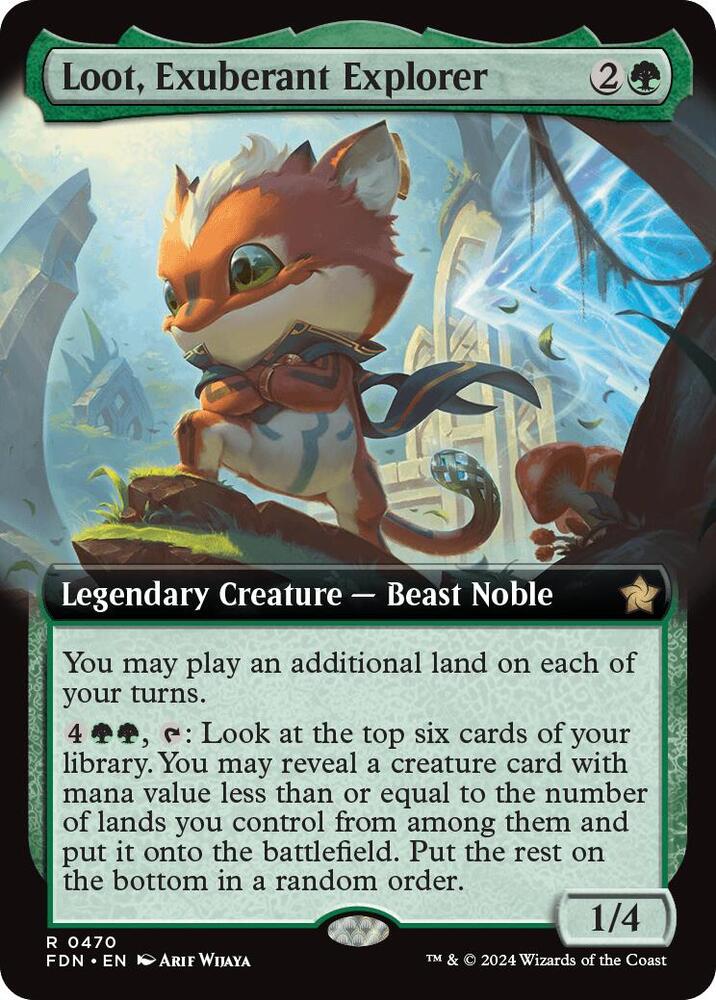 Loot, Exuberant Explorer (Extended Art) (470) [Foundations]