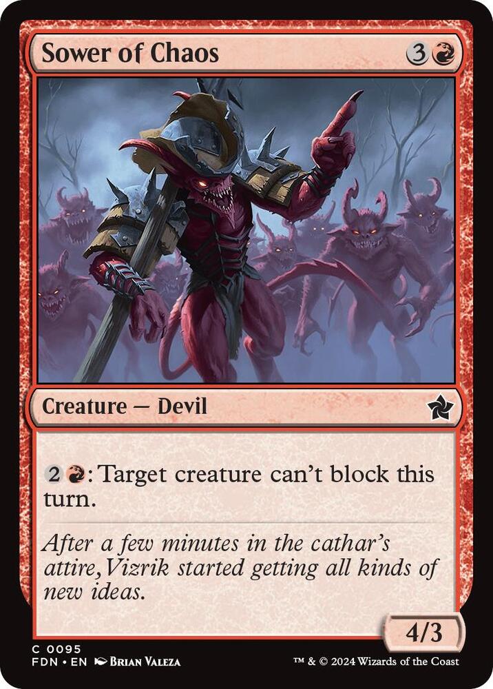 Sower of Chaos (95) [Foundations]