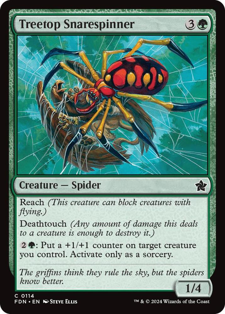 Treetop Snarespinner (114) [Foundations]
