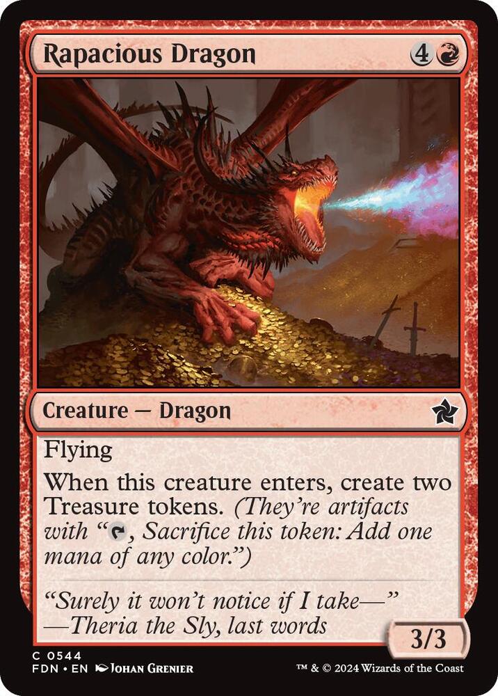 Rapacious Dragon (544) [Foundations]
