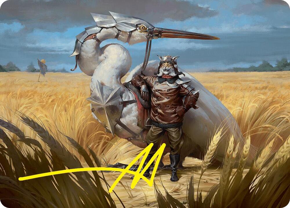 Skyknight Squire Art Card (4/54) (Stamped Signature) [Foundations Art Series]