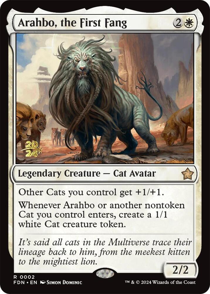 Arahbo, the First Fang (2) [Prerelease Cards]
