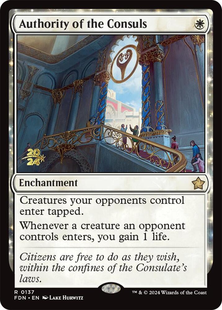 Authority of the Consuls (FDN) (137) [Prerelease Cards]