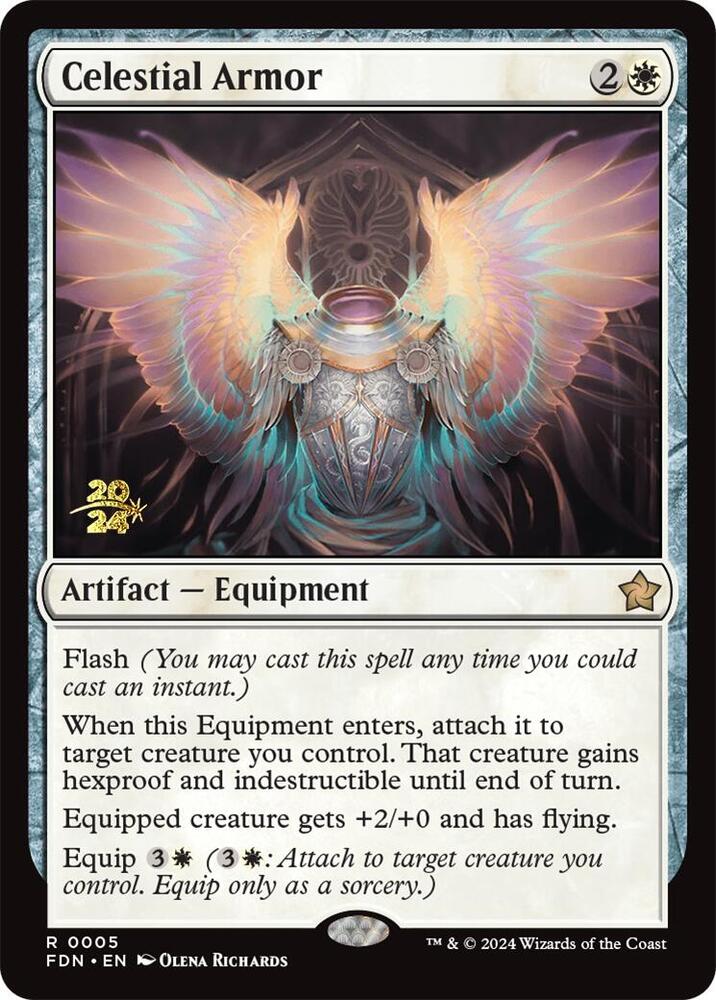 Celestial Armor (5) [Prerelease Cards]
