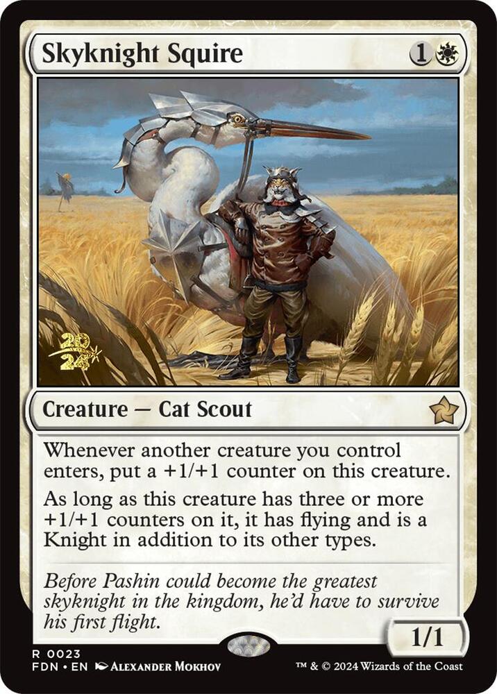Skyknight Squire (23) [Prerelease Cards]