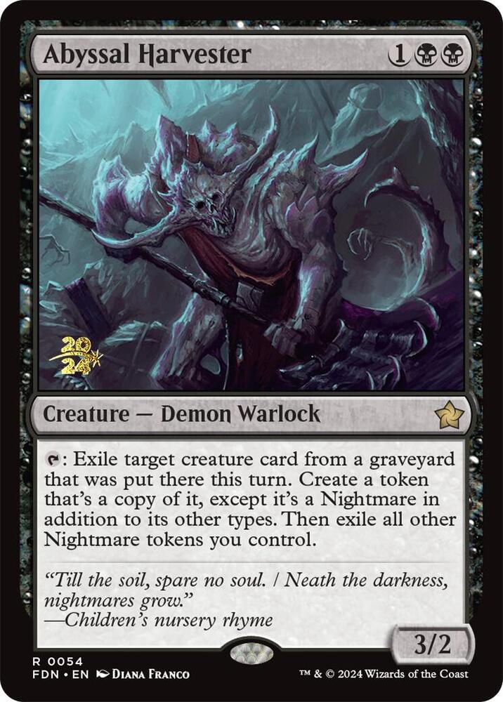Abyssal Harvester (54) [Prerelease Cards]