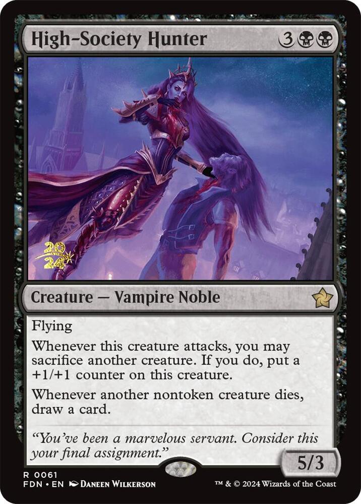 High-Society Hunter (61) [Prerelease Cards]