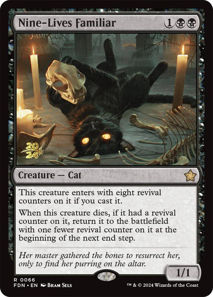 Nine-Lives Familiar (66) [Prerelease Cards]