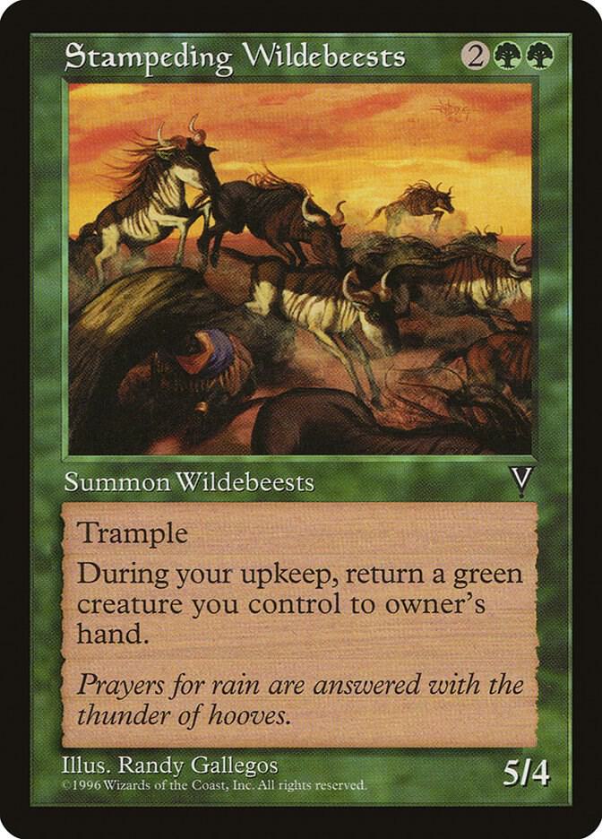 Stampeding Wildebeests (121) [Visions]