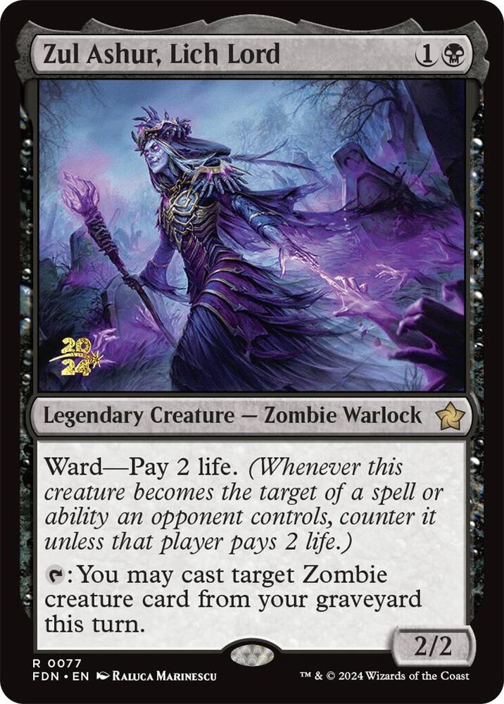 Zul Ashur, Lich Lord (77) [Prerelease Cards]